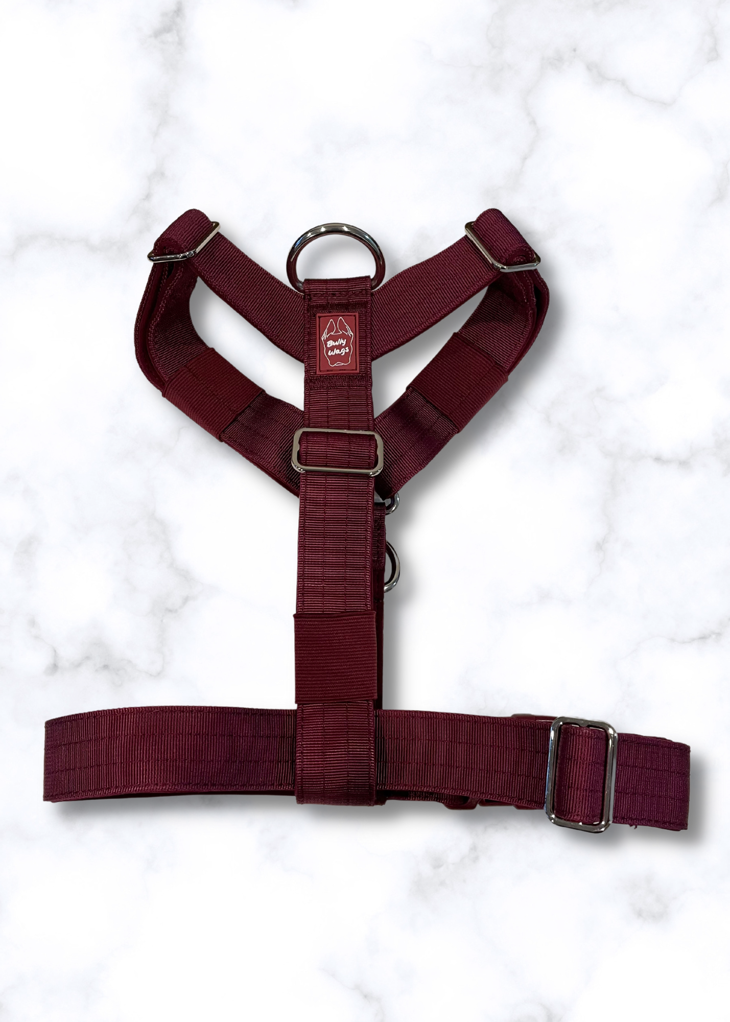 Y Strap Adventure Harness - Cherry Wine-1