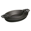 STAUB Specialities 1.6 L Cast Iron Oval Oven Dish, Black-2