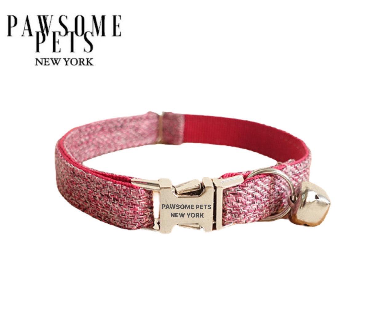 SMALL SIZE DOG & CAT COLLAR - ROSE MAUVE-0