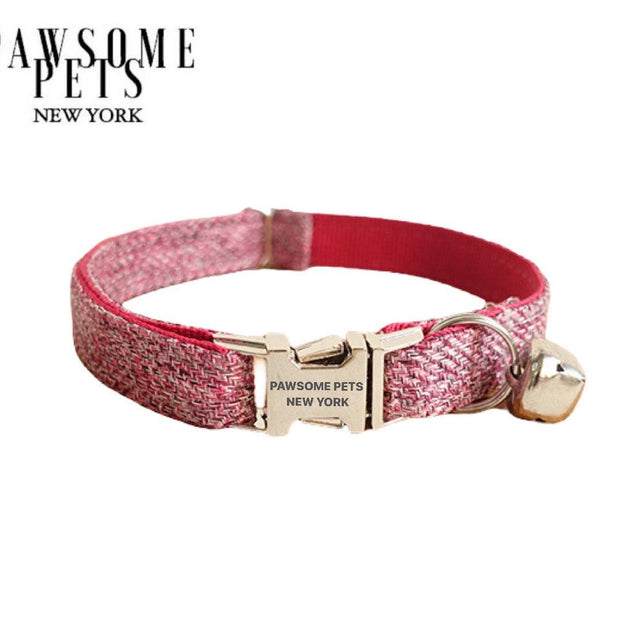 SMALL SIZE DOG & CAT COLLAR - ROSE MAUVE-0