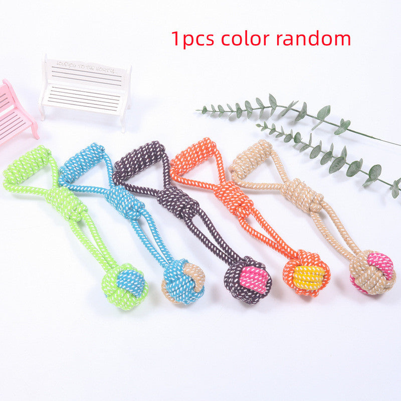 Interactive Cotton Rope Mini Dog Toys Ball For Dogs Accessories Toothbrush Chew Puppy Toy For Large Small Dogs Toy Pet Dog Toy
