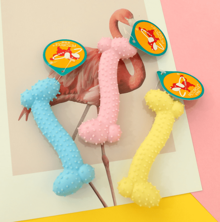 Safe Non-toxic Rubber Dog Toy-8