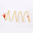 Foldable Cat Tunnel with Mouse Shape Balls and Feather Stick-5