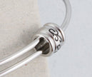 Emerald Park Jewelry Dog Food Bowl Bone in Dish Red and Silver Fancy Charm Bangle-1