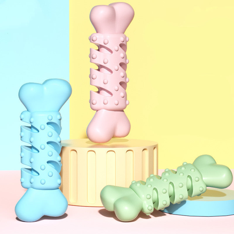 Stylish and Durable Pet Dog Bone Teething Toy-0