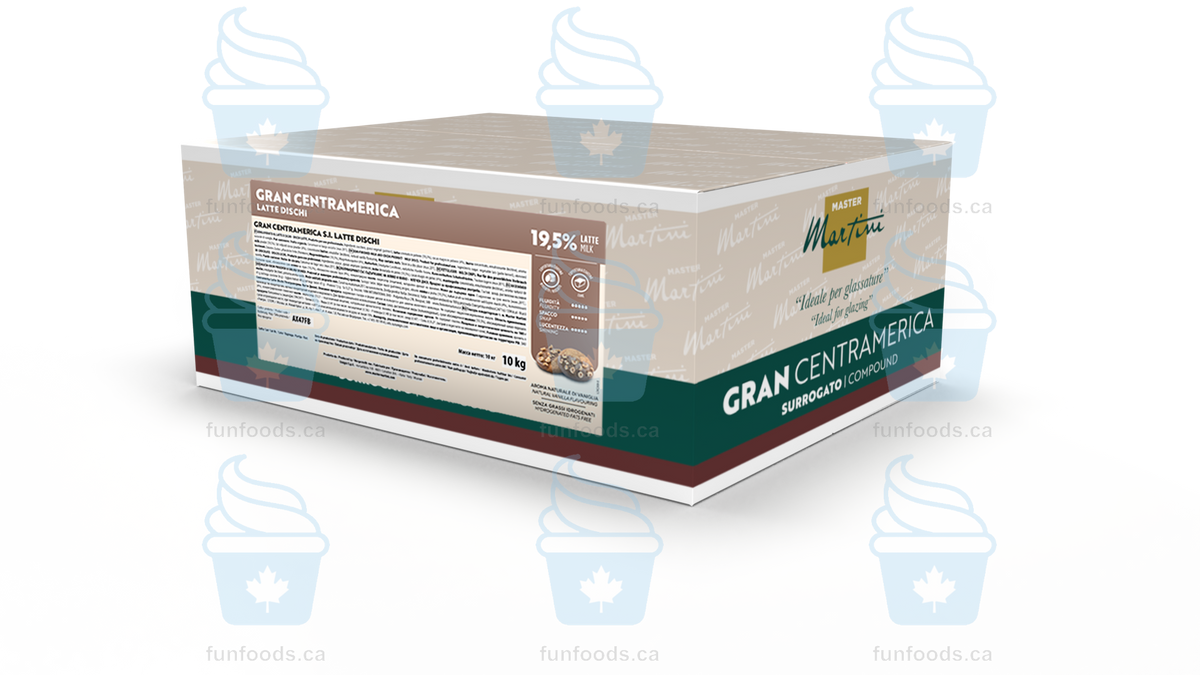 Gran Centramerica Latte (Milk) Discs - 10 KG Box - Milk Coating Chocolate - Master Martini Canada-0