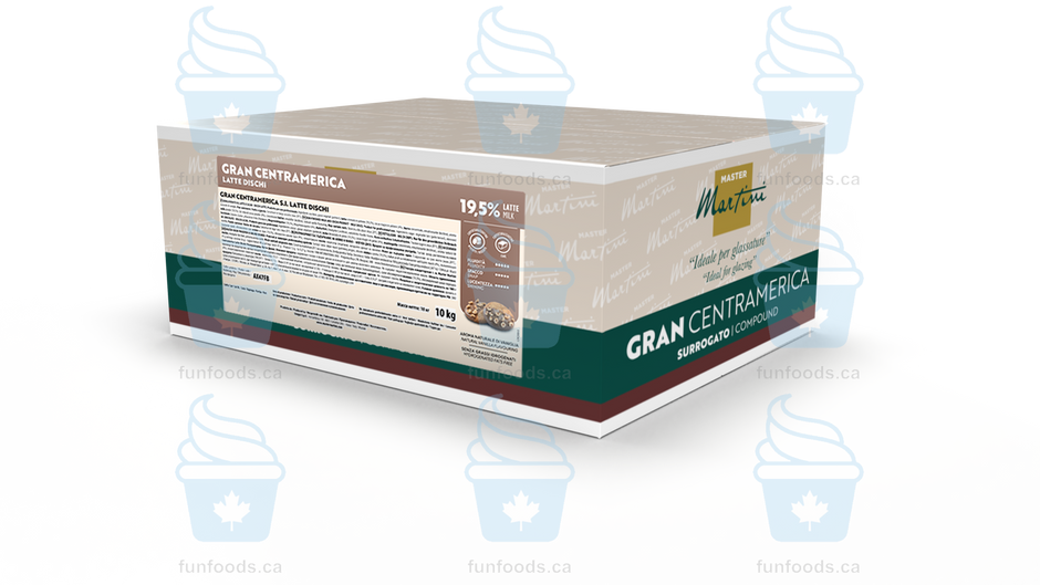 Gran Centramerica Latte (Milk) Discs - 10 KG Box - Milk Coating Chocolate - Master Martini Canada-0