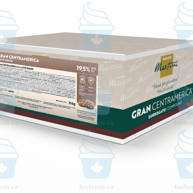 Gran Centramerica Latte (Milk) Discs - 10 KG Box - Milk Coating Chocolate - Master Martini Canada-0