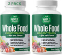 Whole Nature Whole Food Multivitamin for Men & Women-2Pack-0