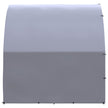 vidaXL Outdoor Chicken Coop 9.8'x26.2'x6.6' Galvanized Steel-4