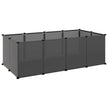 vidaXL Small Animal Cage DIY Small Animal House Rabbit Hutch PP and Steel-1