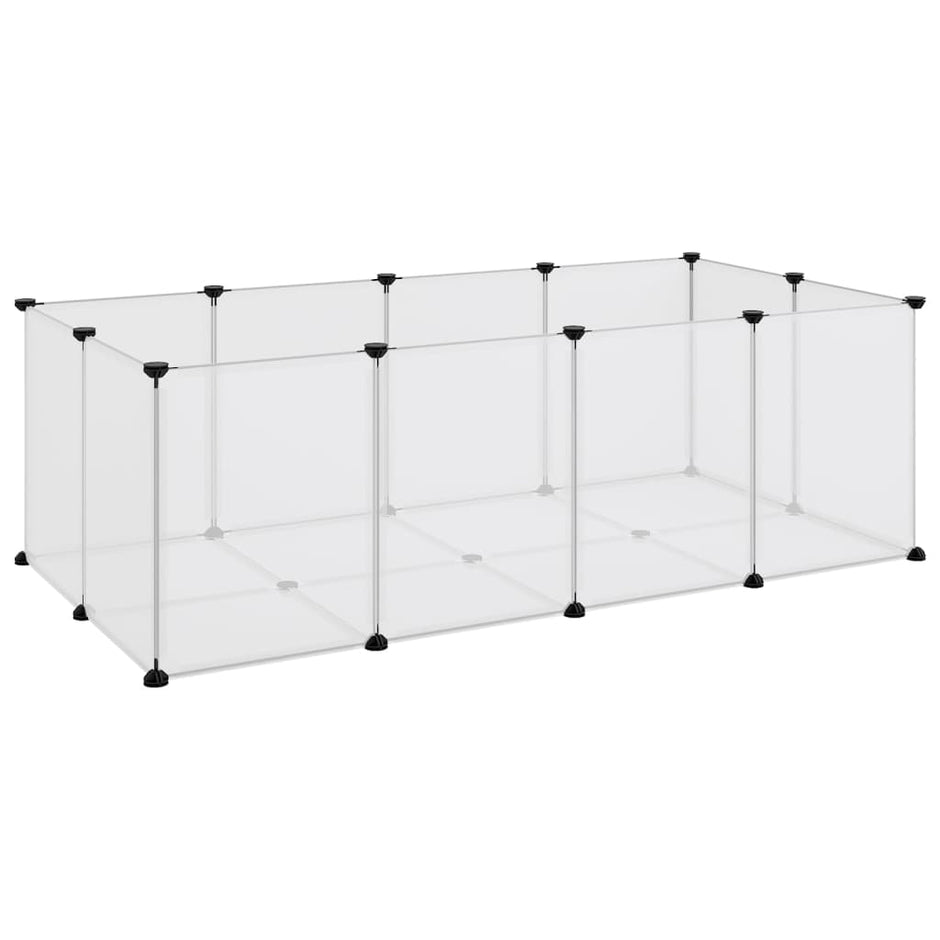 vidaXL Small Animal Cage DIY Small Animal House Rabbit Hutch PP and Steel-0