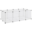 vidaXL Small Animal Cage DIY Small Animal House Rabbit Hutch PP and Steel-0