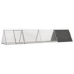 vidaXL Rabbit Cage Rabbit Hutch Garden Small Animal Cage Galvanized Steel-3