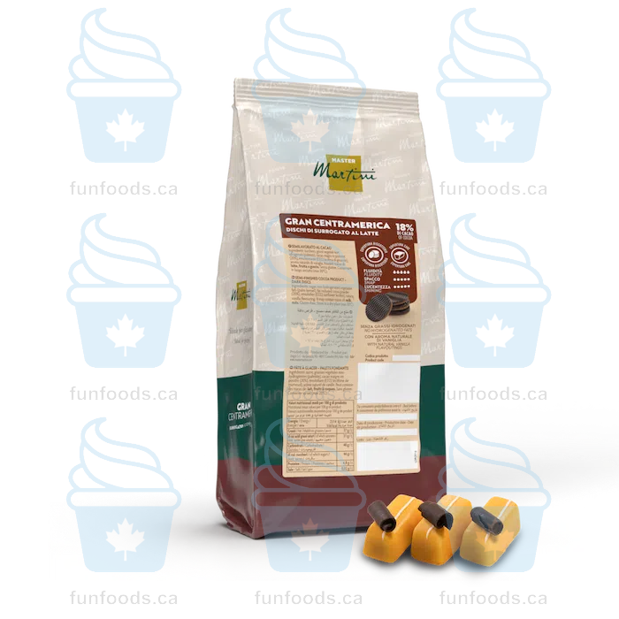 Gran Centramerica Orange Discs - Compound Chocolate - 10 KG Box - Master Martini Canada-1