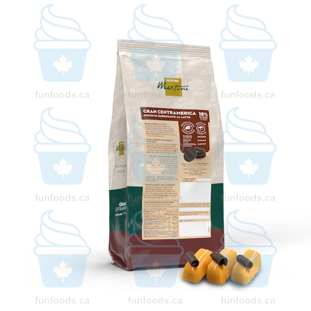 Gran Centramerica Orange Discs - Compound Chocolate - 10 KG Box - Master Martini Canada-1