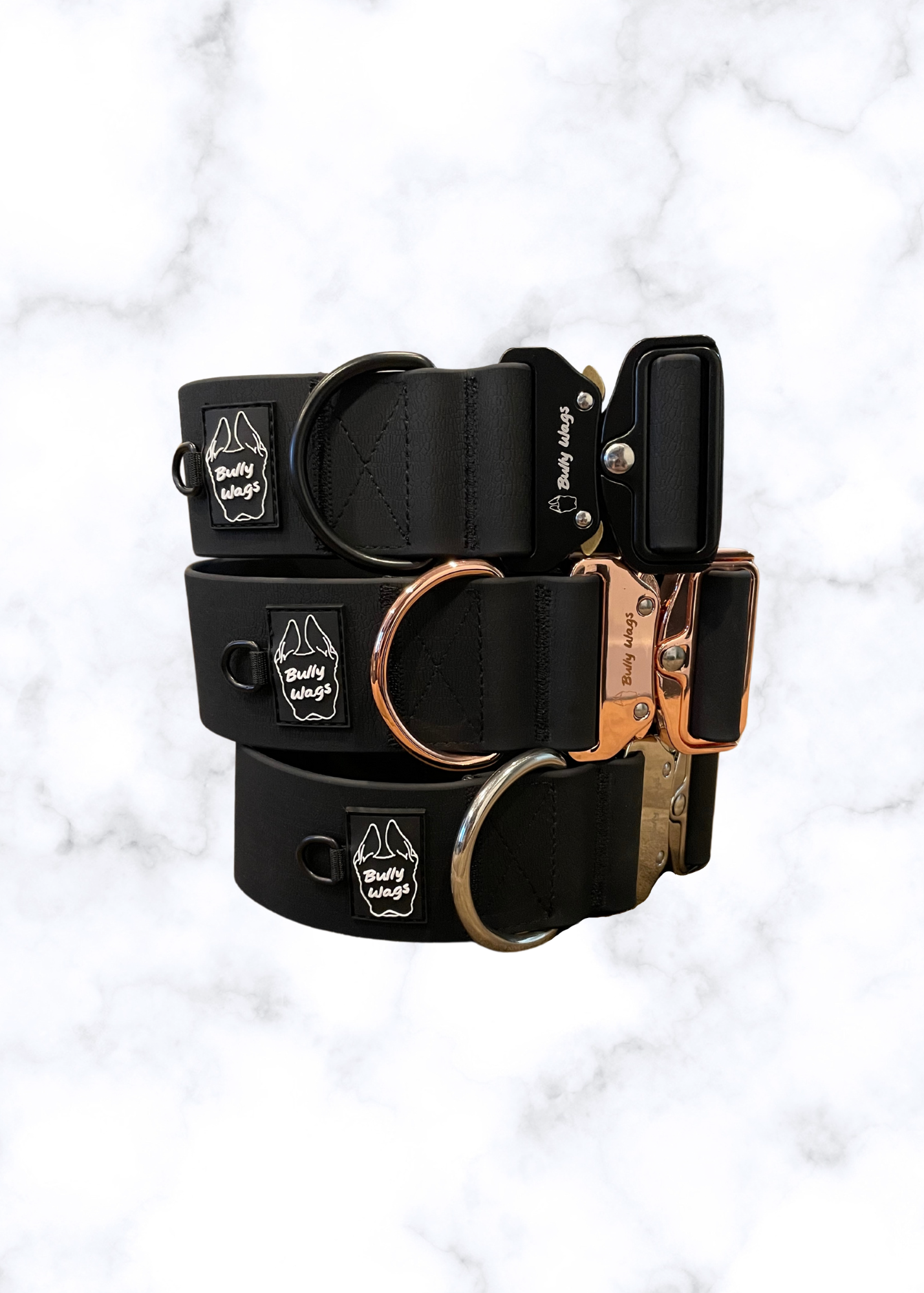 2 inch Waterproof PVC Dog Collar-4