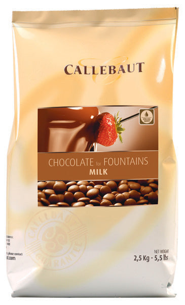 Callebaut Milk Chocolate for fountains (Box of 8x2.5KG) - 37.8%-1