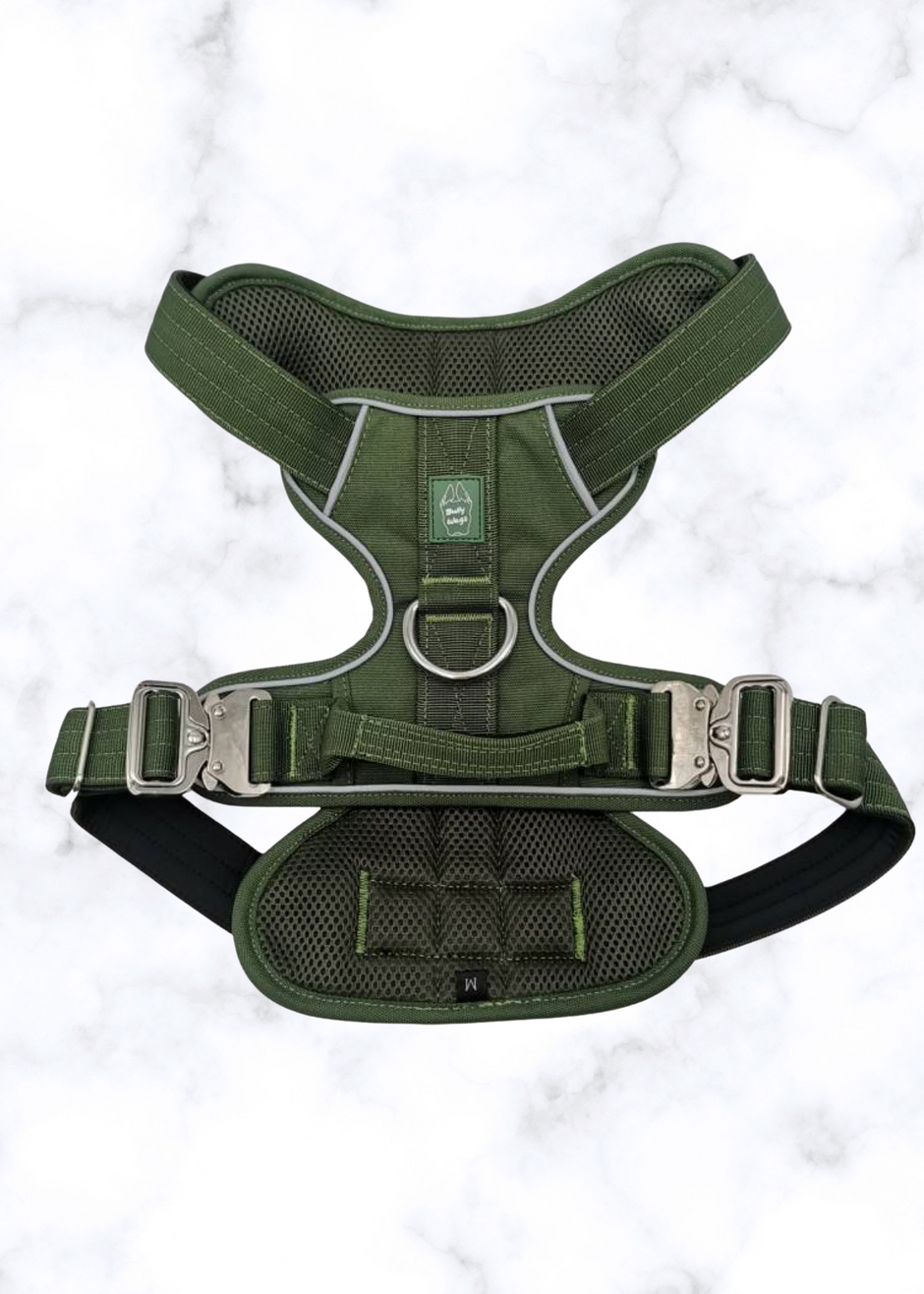 Heavy-Duty Everyday Harness - Cactus Green-0
