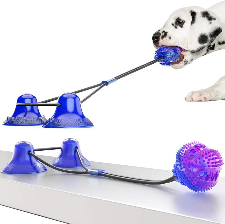 Indestructible Eco-Friendly Interactive Dog Chew Treat Ball-2