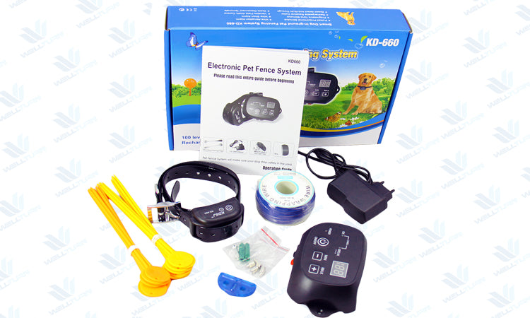 In-Ground electric dog fence Electronic Dog Training Anti-Run Static Shock Dog Fence Collar