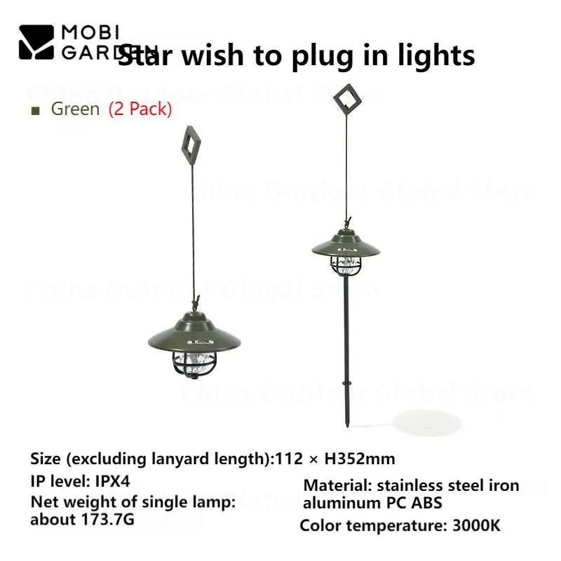 MOBI GARDEN Star Wish Ground Plug Lamp-6