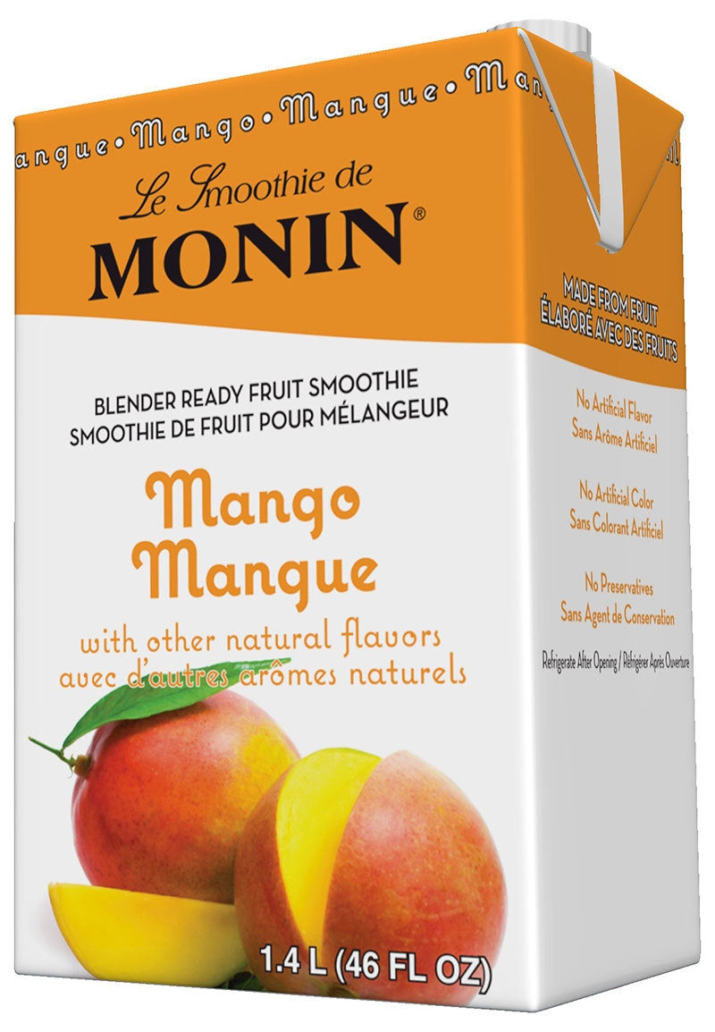 Mango Fruit Smoothie Mix - Monin Canada - 6 x 46 oz-0