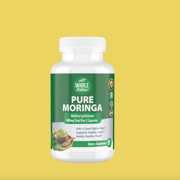 Moringa Capsules, 800mg Organic Moringa Oleifera-1