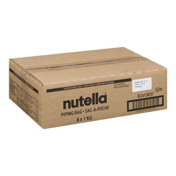 Nutella - Hazelnut Spread With Cocoa - Easy To Use Piping Bag - Foodservice 6 x 1 Kg-1