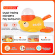 Dog Puzzle Feeder Interactive Pet Food Treat Dispenser Cartoon Duck Design Anti-slip Pets Automatic Feeder Toys For Dog Training Pet Products