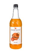 Sweetbird Syrup - Peach - 6 x 1 L Case - Vegan - Canadian Distribution-0