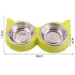 Sleek Dual Pet Bowl Station for Food and Water Convenience-3