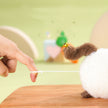 Wagging Tail Cat and Little Bunny Lucky Plush Drawstring Toys-3