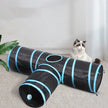 Foldable Cat Tunnel for Entertaining Felines-0