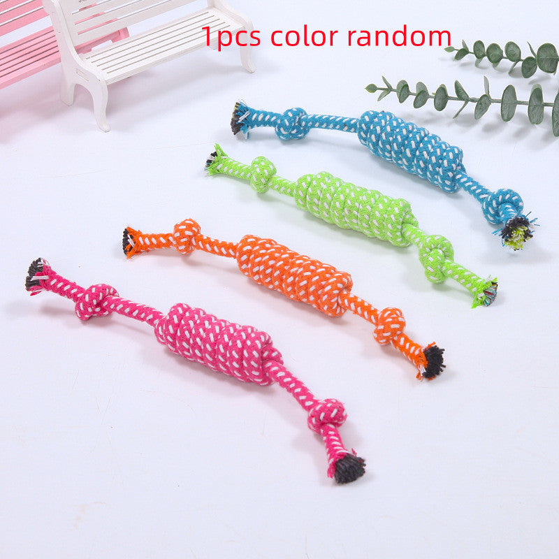Interactive Cotton Rope Mini Dog Toys Ball For Dogs Accessories Toothbrush Chew Puppy Toy For Large Small Dogs Toy Pet Dog Toy