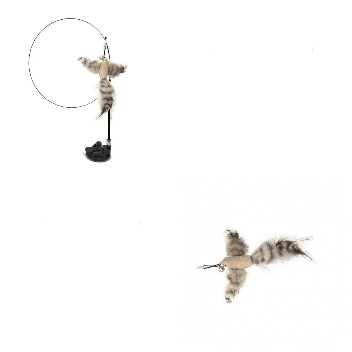 Interactive Feather Pole Toy for Cats-19