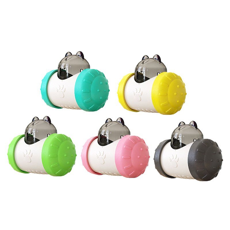 Dog Cat Toy Pet Tumbler Slow Food Leaking Ball Swing Leaking Food Toy Non-electric Safety Pet Slow Food Device for Dogs Cats Toy-0