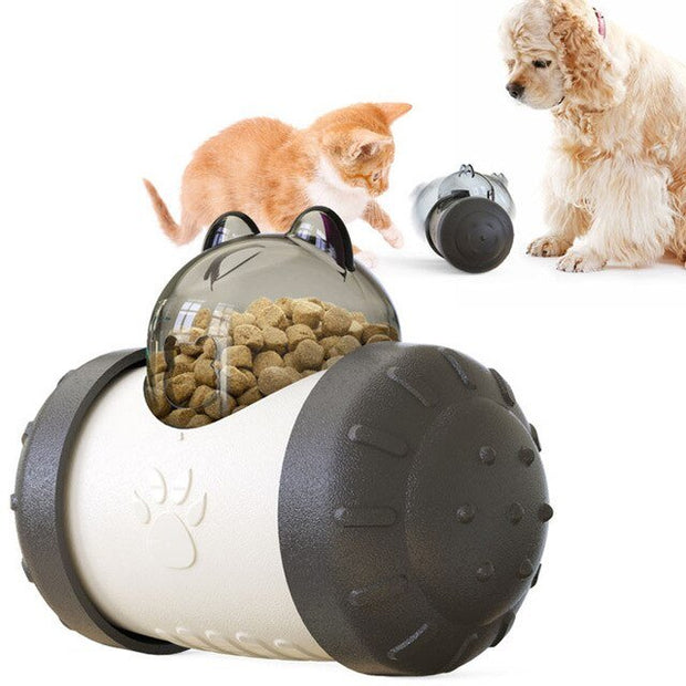 Dog Cat Toy Pet Tumbler Slow Food Leaking Ball Swing Leaking Food Toy Non-electric Safety Pet Slow Food Device for Dogs Cats Toy-6