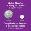 Melatonin 5 Mg Extra Strength, 144 Quick Dissolve Tablets, for Sleep Support, Vegetarian