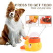 Dog Puzzle Feeder Interactive Pet Food Treat Dispenser Cartoon Duck Design Anti-slip Pets Automatic Feeder Toys For Dog Training Pet Products