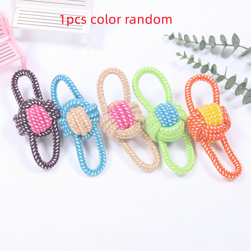 Interactive Cotton Rope Mini Dog Toys Ball For Dogs Accessories Toothbrush Chew Puppy Toy For Large Small Dogs Toy Pet Dog Toy