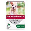 K9 Advantix II 4 ml - (plus de 25 kg) - 6pk