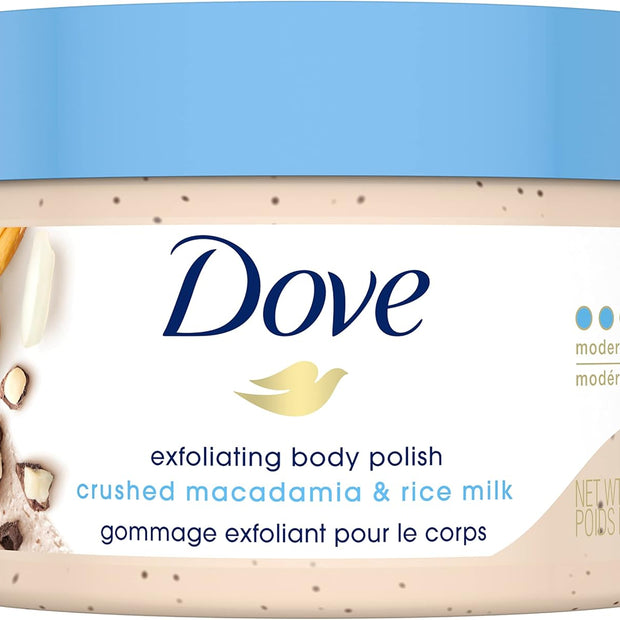 Exfoliating Body Polish | Macadamia & Rice Milk + Pomegranate & Shea Butter (298G Each)