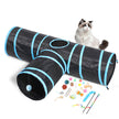 Foldable Cat Tunnel for Entertaining Felines-3