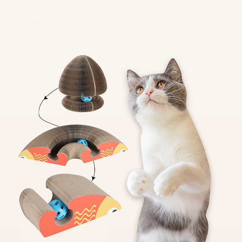Magic Organ Foldable Cat Scratch Board Toy-2