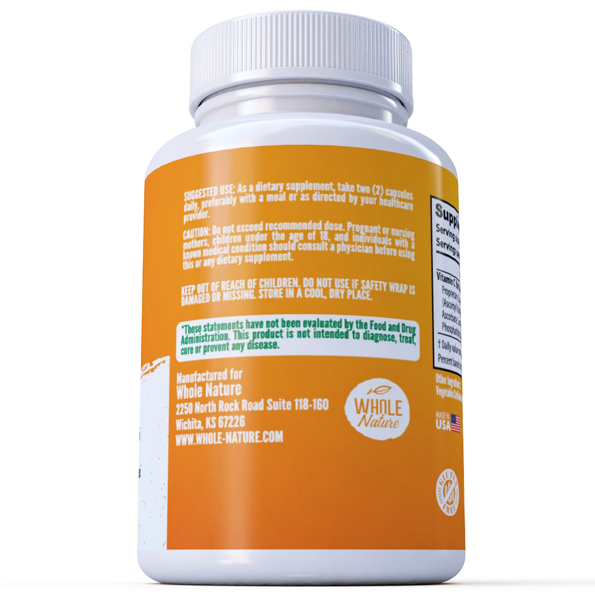 Whole Nature Liposomal Vitamin C  1200 mg-4
