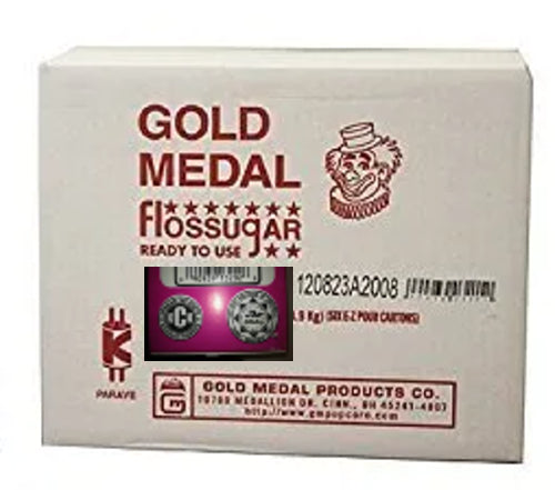 Bubble Gum (Bubble Gum) Cotton Candy Flossugar  | Cotton Candy Supplies Canada | 6 x 3.25lbs per case-1