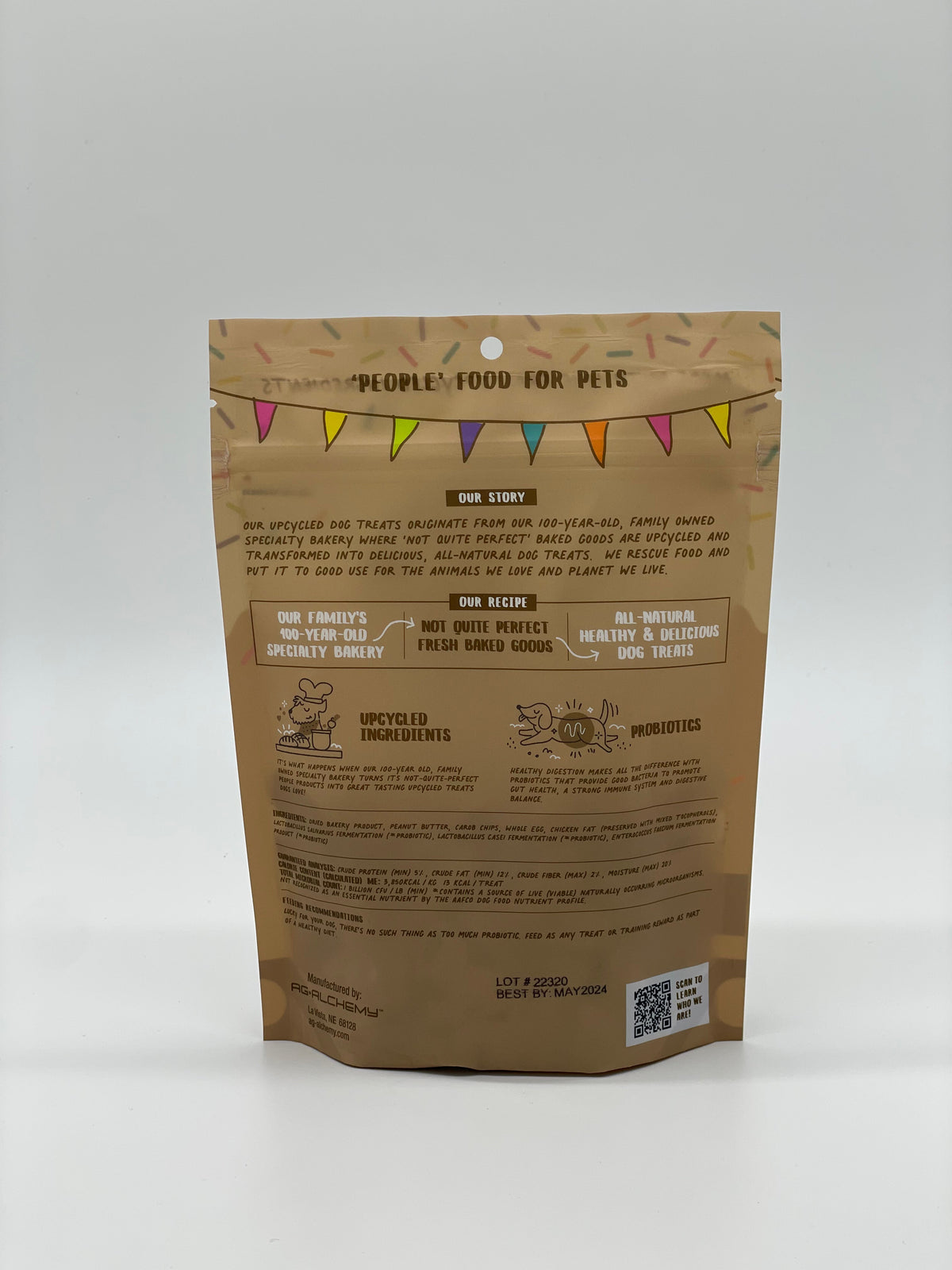 Peanut Butter and Carob Pro Bakery Bites - Soft N Chewy-1