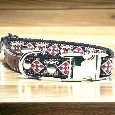 Posh Pup Custom Charm Cotton Dog Collar-0