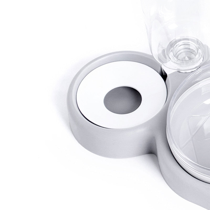 Pet Bowl Automatic Feeder Dog Cat Food Bowl with Water Dispenser Double Bowl Drinking Dish Food Container Bowls Pet Supplies-1